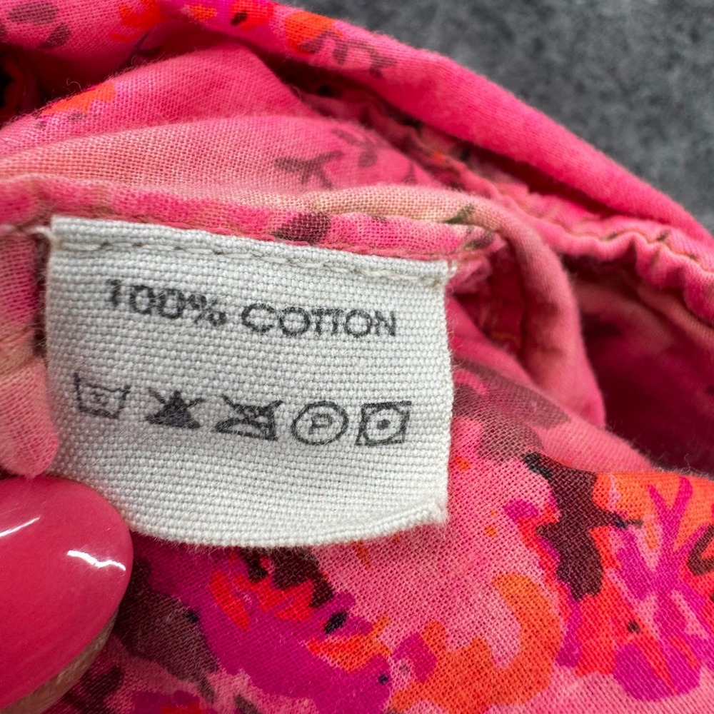 Magnolia Pearl Love Co Quilt Nature Pant Size OS Patchwork Pink Orange Boho - Picture 5 of 16